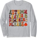 Autumn Leaves & Pumpkin Please Shirt